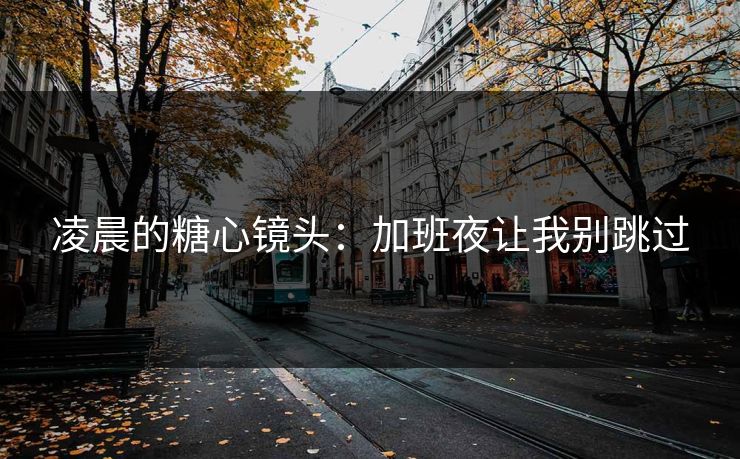 凌晨的糖心镜头：加班夜让我别跳过