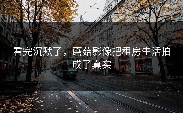 看完沉默了，蘑菇影像把租房生活拍成了真实